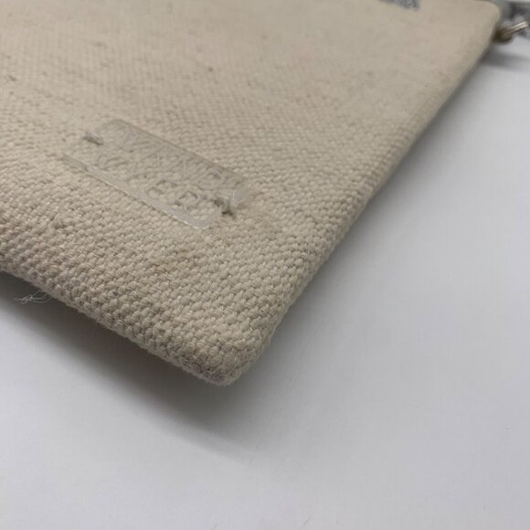 WKND WYFR Ivory Canvas and Silver Star Convertible Clutch - Picture 6 of 10